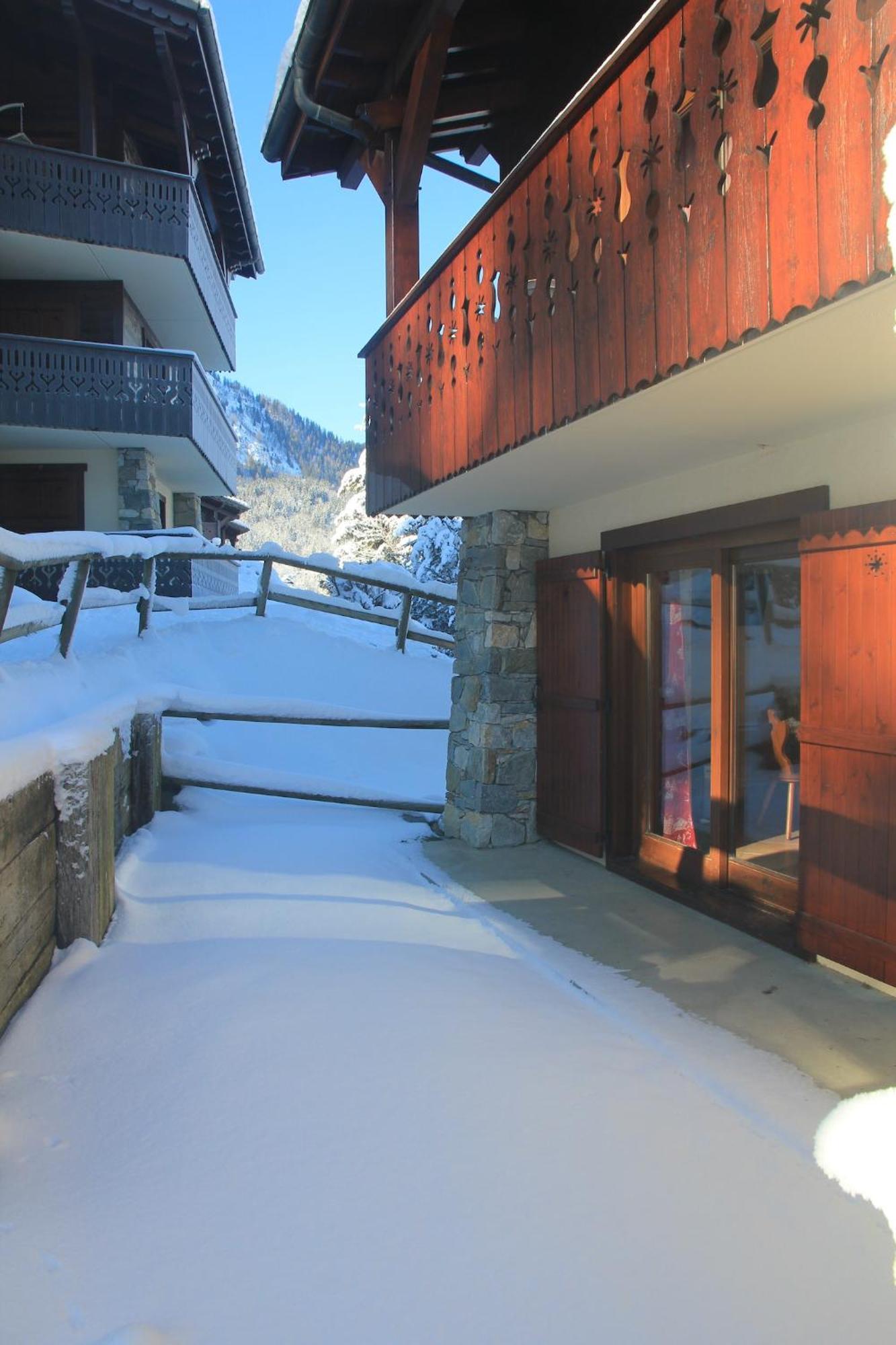 Appartement Chaleureux Les Houches 29 M² Piscine Partagee Екстер'єр фото